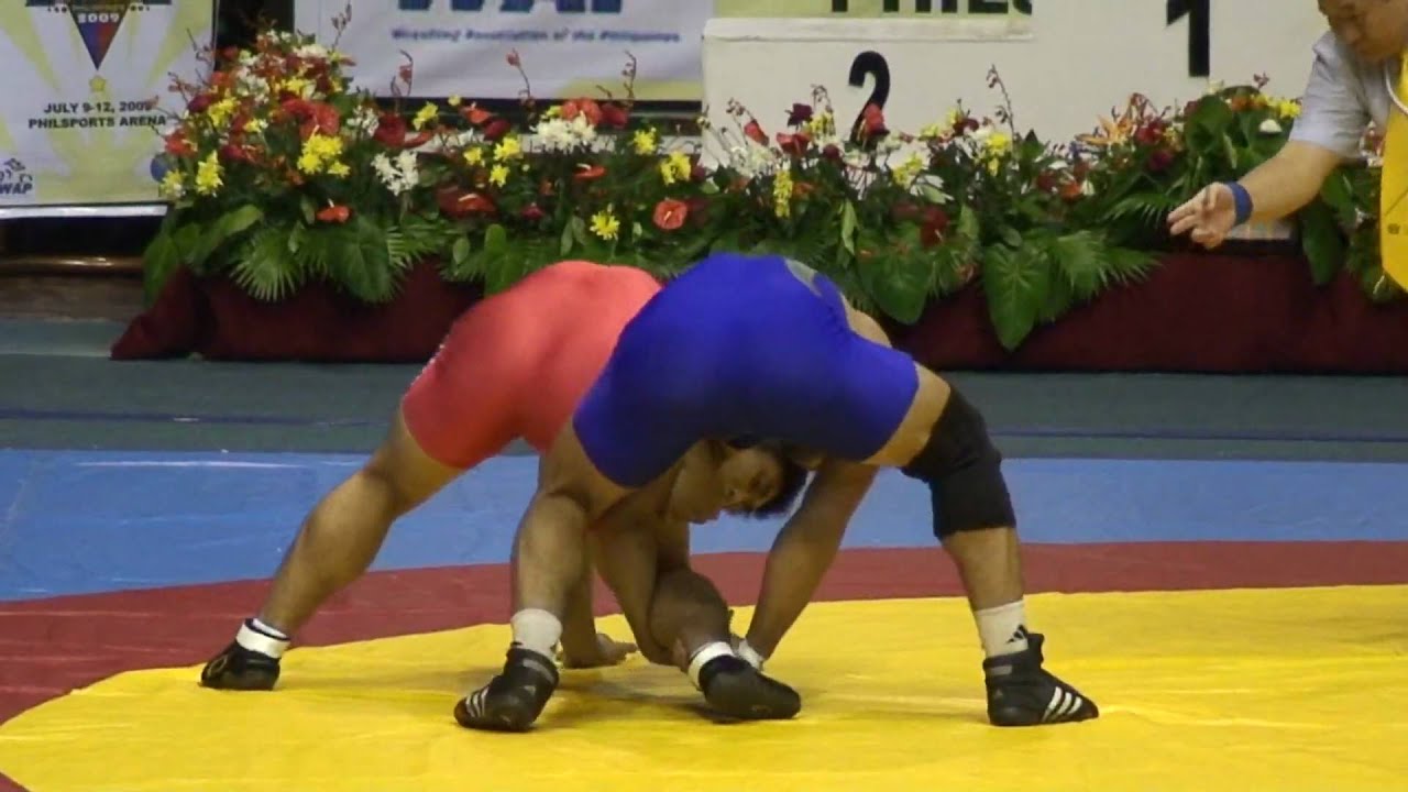 Freestyle Wrestling - Iran defeats Korea 96kg - YouTube