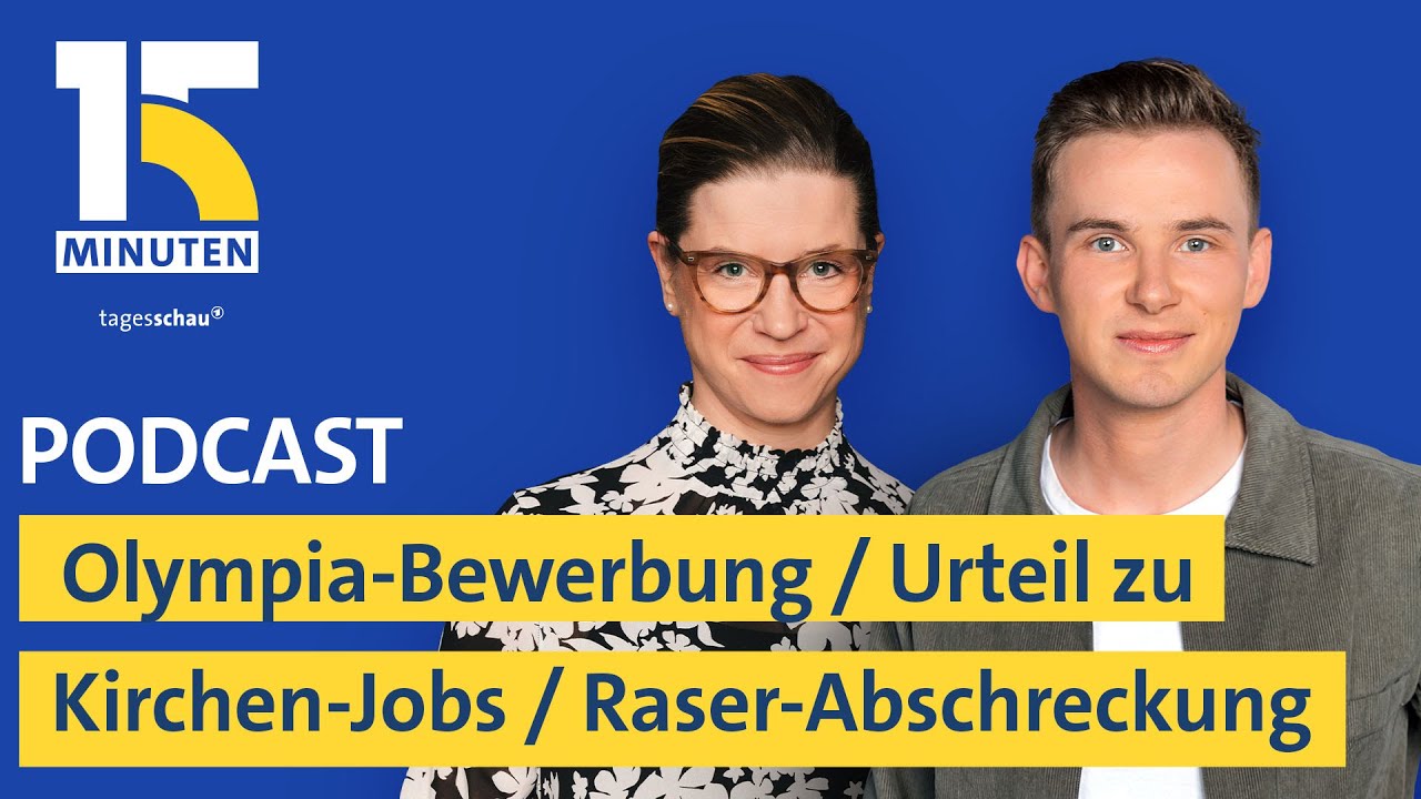 Olympia-Bewerbung München / Jobs nur für Kirchenmitglieder? / Schock-Autos gegen Raser | "15Minuten"