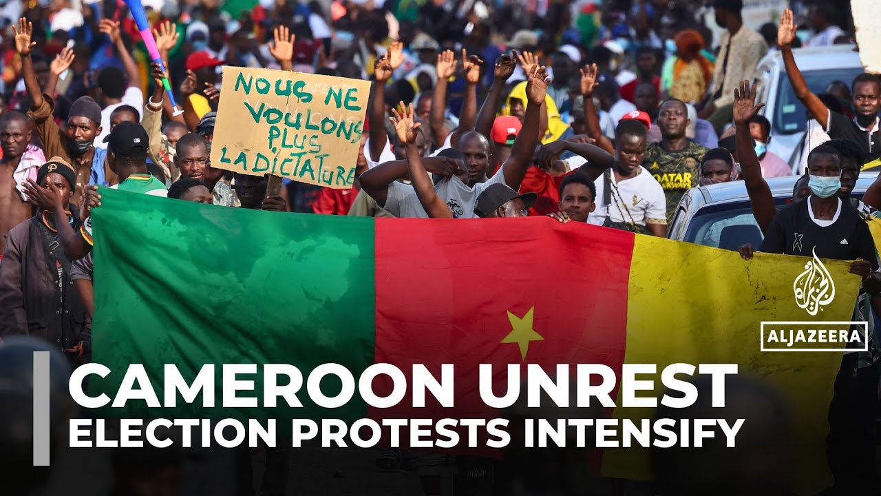 Four killed in Cameroon as protests intensify ahead of presidential results