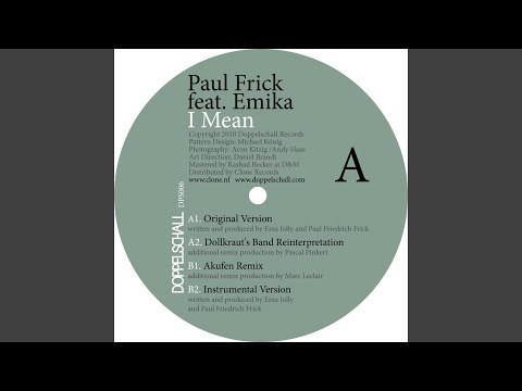 Paul Frick feat. Emika - I Mean (Akufen Remix)