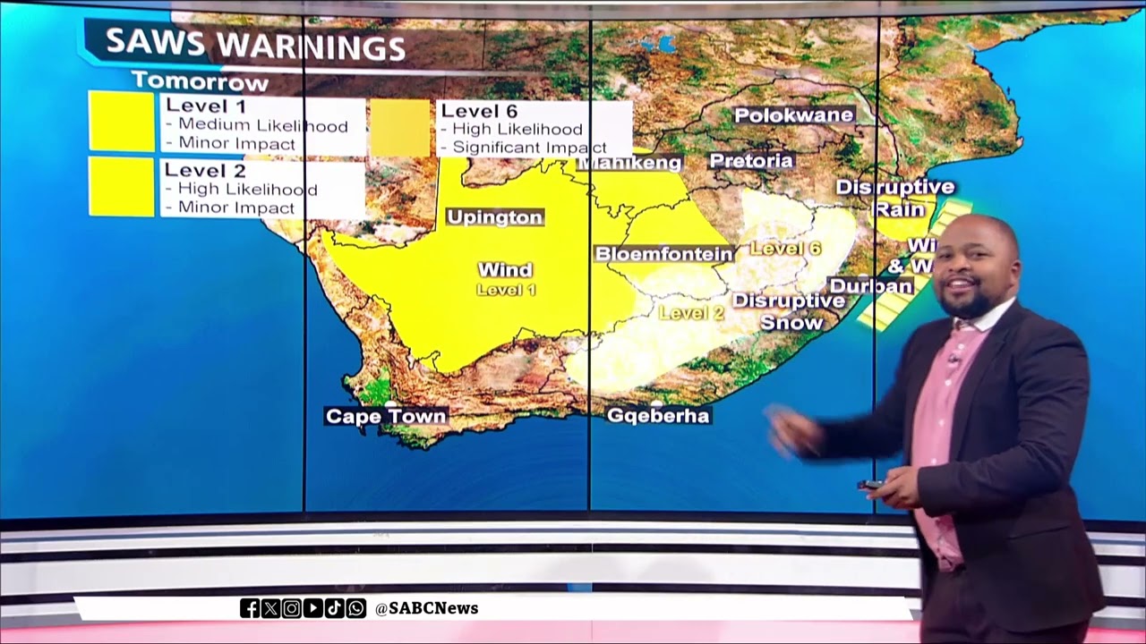 SA Weather Report | Adverse weather conditions expected