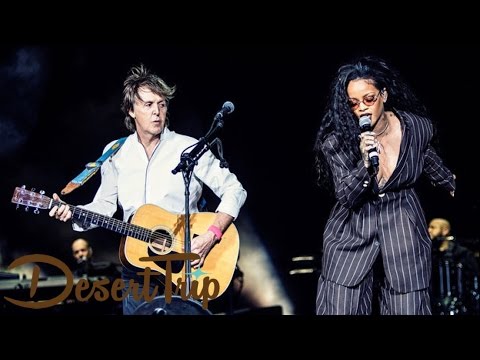 Rihanna Join Paul McCartney for 'FourFiveSeconds' at Desert Trip