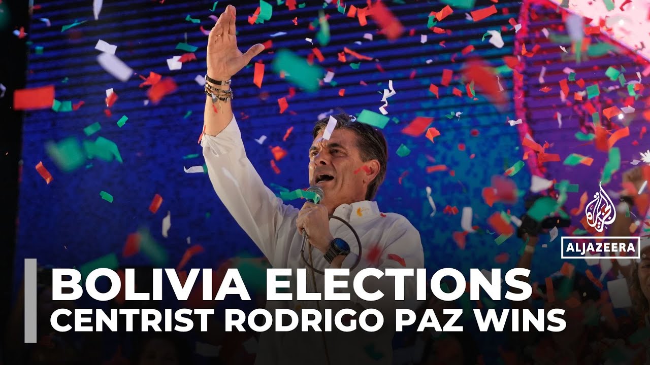 Bolivia elects centre-right Rodrigo Paz as president