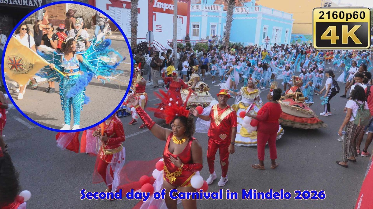 Second day of Carnival in Mindelo 2026 - Cabo Verde 4K Travel Channel