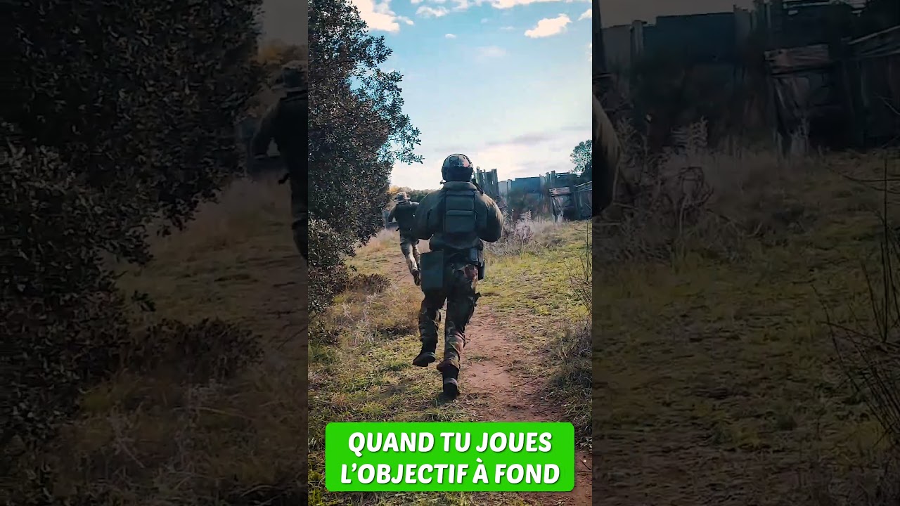 Quand tu joues l'objectif à fond pendant la partie #airsoft #airsoftvideo #airsoftgameplay