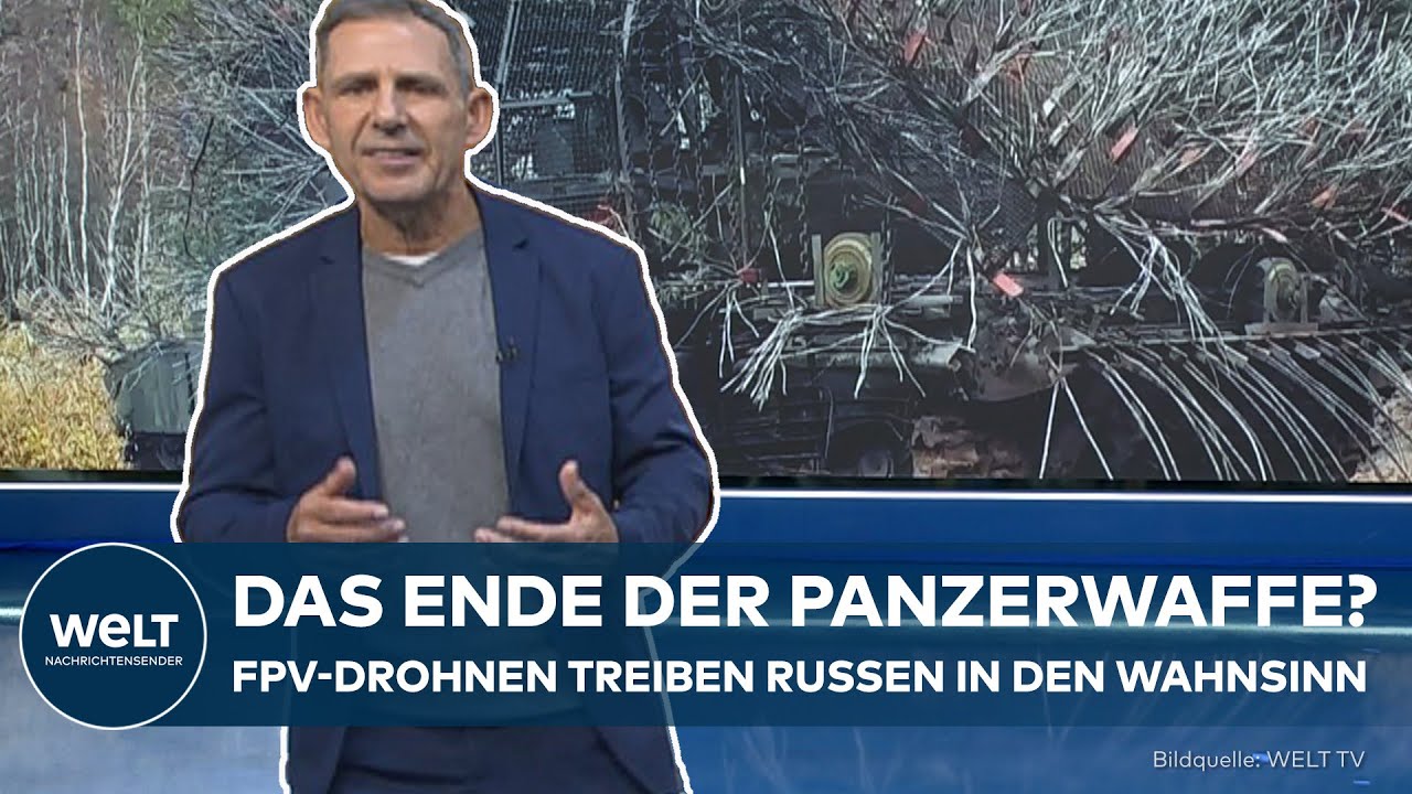 PUTINS KRIEG: Ukrainische Drohnenfallen ‒ Wie verzweifelte Russen ihre Panzer schützen wollen