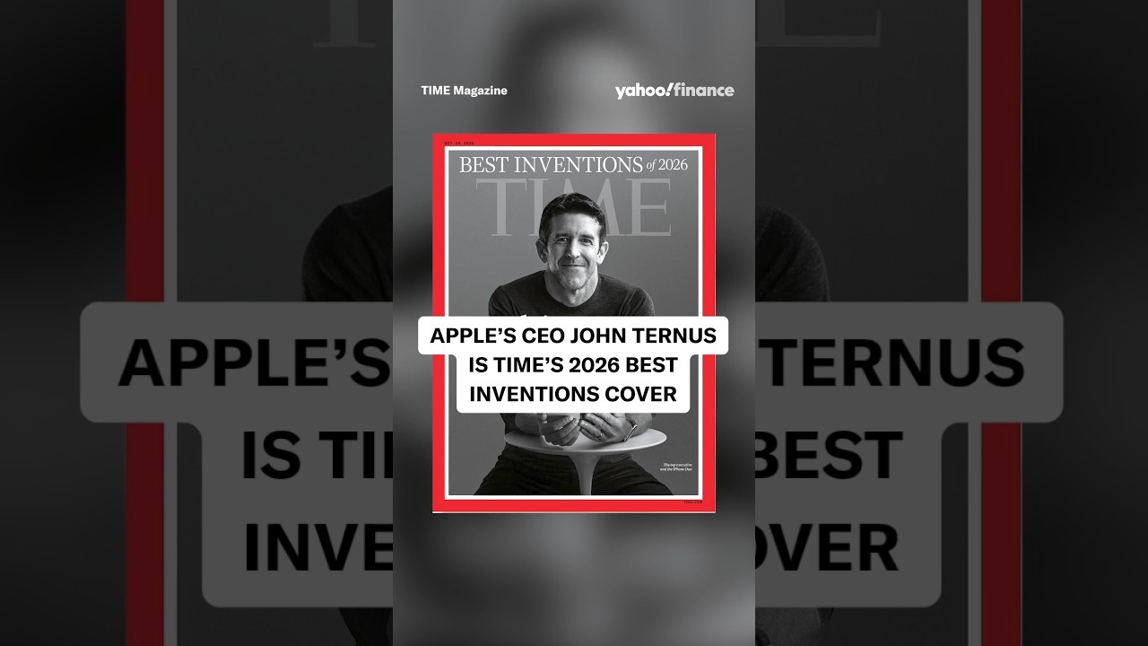 Apple's CEO John Ternus is TIME's 2026 Best Inventions cover. 📕