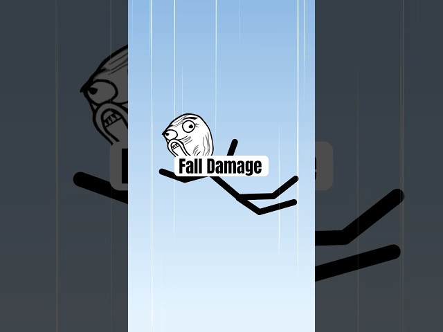 Fall Damage #falldamage #meme #satire