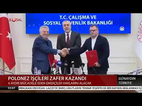 POLONEZ İŞÇİLERİ ZAFER KAZANDI