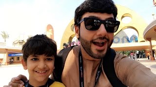 Motiongate Dubai park part one منتزه موشنجيت دبي الترفيهي -