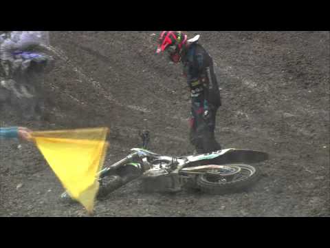 MXGP of Czech Republic 2013 - Jeremy Van Horebeek Crash - Motocross 