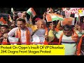 Protest On Oppns Insult Of VP Dhankar | J&K Dogra Front Stages Protest | NewsX