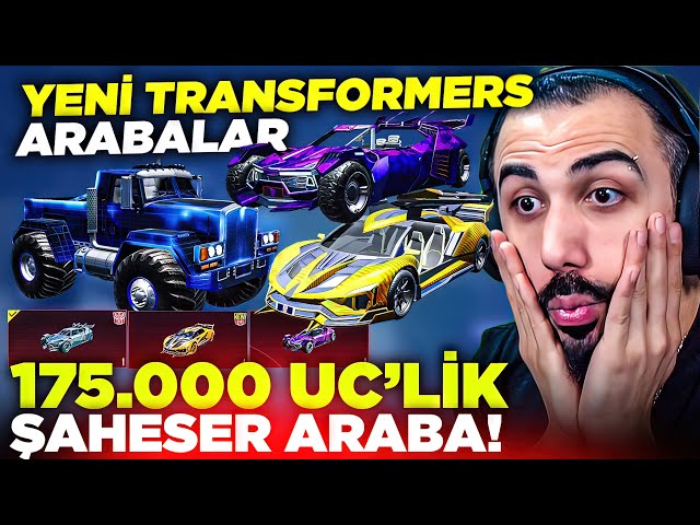 175.000 UC YENİ ŞAHESER TRANSFORMERS ARABALAR GELDİ 😱 HEPSİNİ ALDIK! OYUNUN EN İYİLERİ | PUBG MOBILE