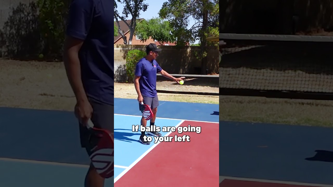 Control the left side with VOLLEY DINKS
