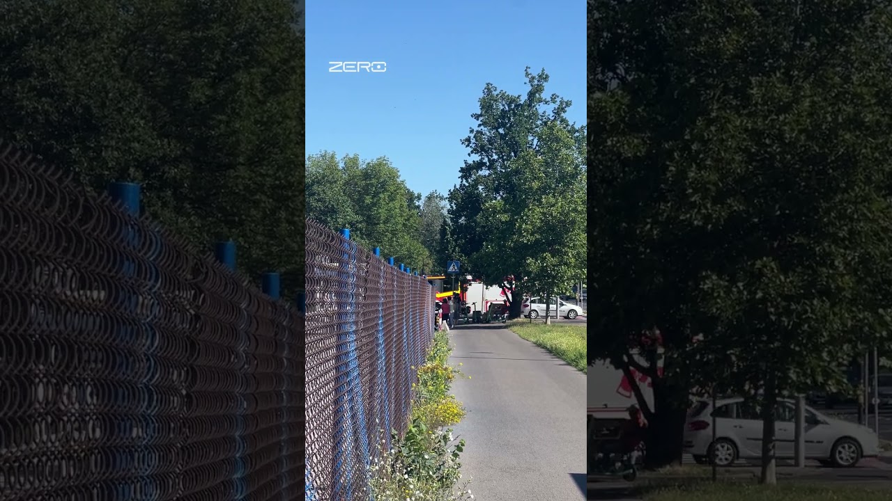 POŻAR SAMOCHODU W WARSZAWIE