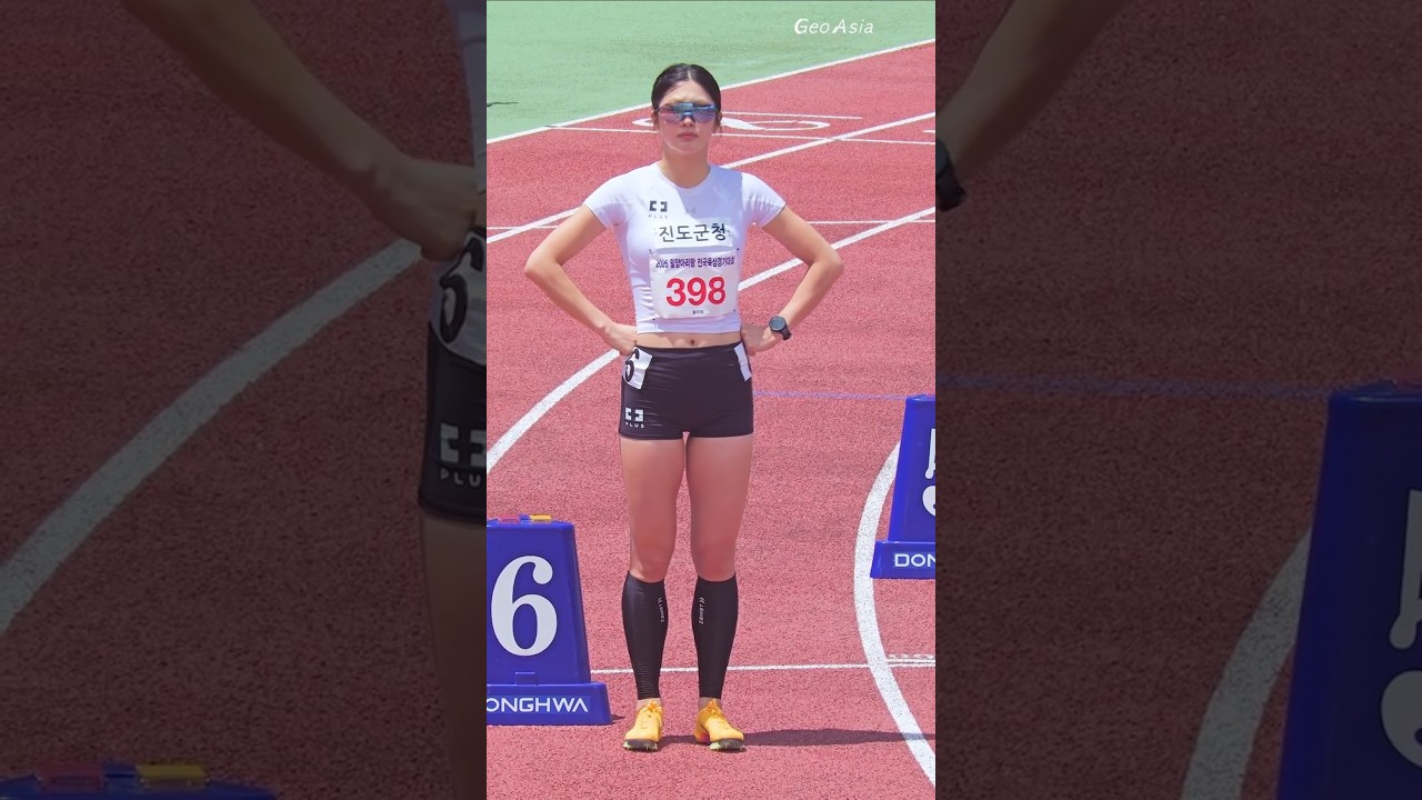 육상 얼짱의 힘찬 스타트! 황지향(진도군청) #athletics #황지향 #여자육상 #trackandfield #sportstar #shorts