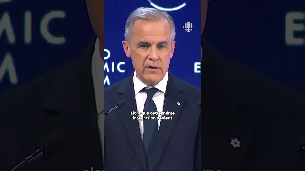 « Nous sommes en pleine rupture » : voyez le discours de Carney à Davos