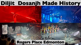 Diljit Dosanjh Edmonton Rogers Place 2024 Live Concert| Diljit Made History | Sold out Show| #diljit