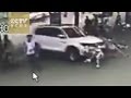 Horrifying footage: SUV ploughs through crowd