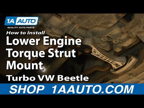 VW NEW BEETLE (MKIV) - 1.8 T - Rear Engine Mount Replacement