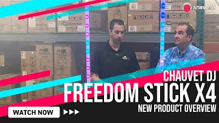 CHAUVET DJ Freedom Flex Stick X4 Wireless LED Stick Lights in action - learn more