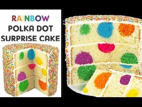 with  natashas Cupcake Dot Sprinkle Polka   Inside Rainbow kitchen  cake Cake tiramisu  Surprise Cakes