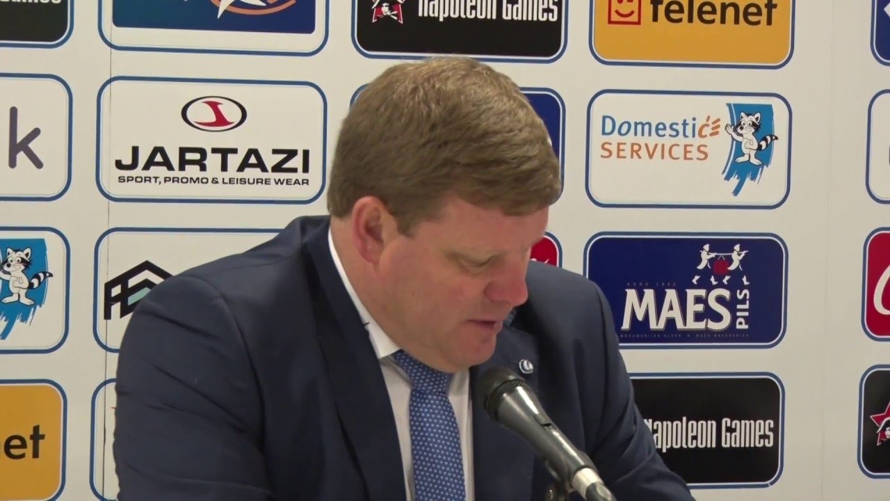 Persconferentie na KAA Gent - KSC Lokeren