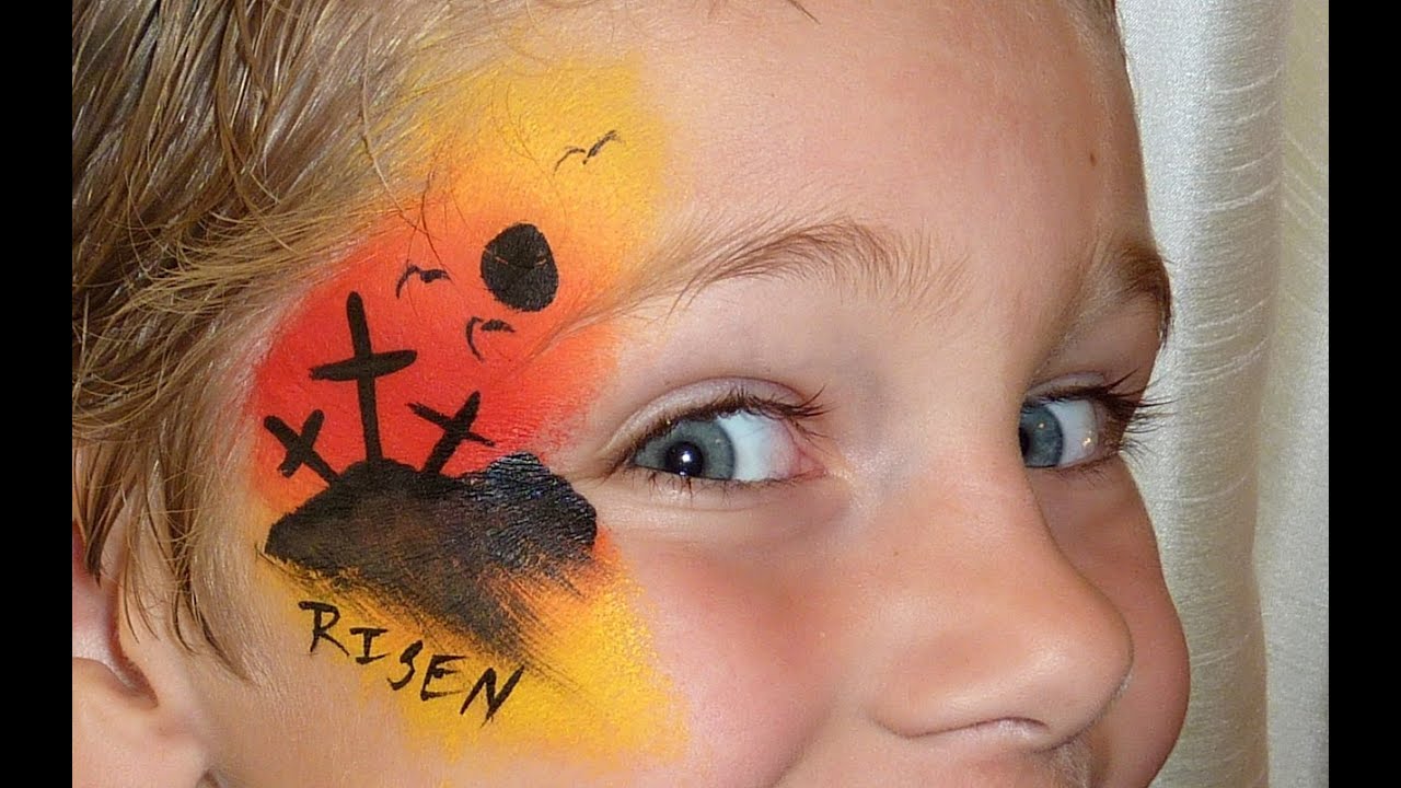 Cool Boy Easter Face Painting Design YouTube