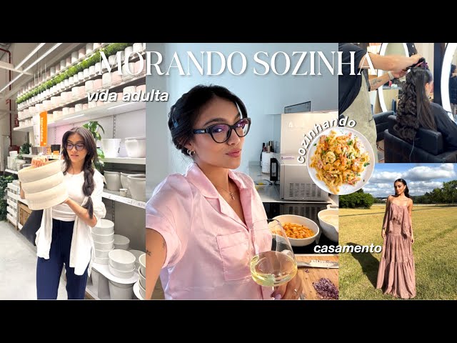 aprendendo a ser adulta || sendo feliz sozinha, cozinhando & grwm para um casamento
