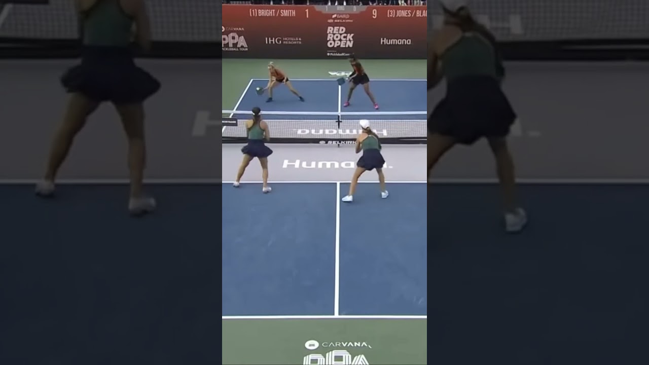 Bright/Smith vs Jones/Black at the Selkirk Red Rock Open (10) #shorts #pickleball