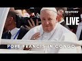 LIVE: Pope Francis meets with charity representatives in Congo