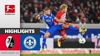 SC Freiburg — Darmstadt 98 1-1 | Highlights | Matchday 12 – Bundesliga 2023/24