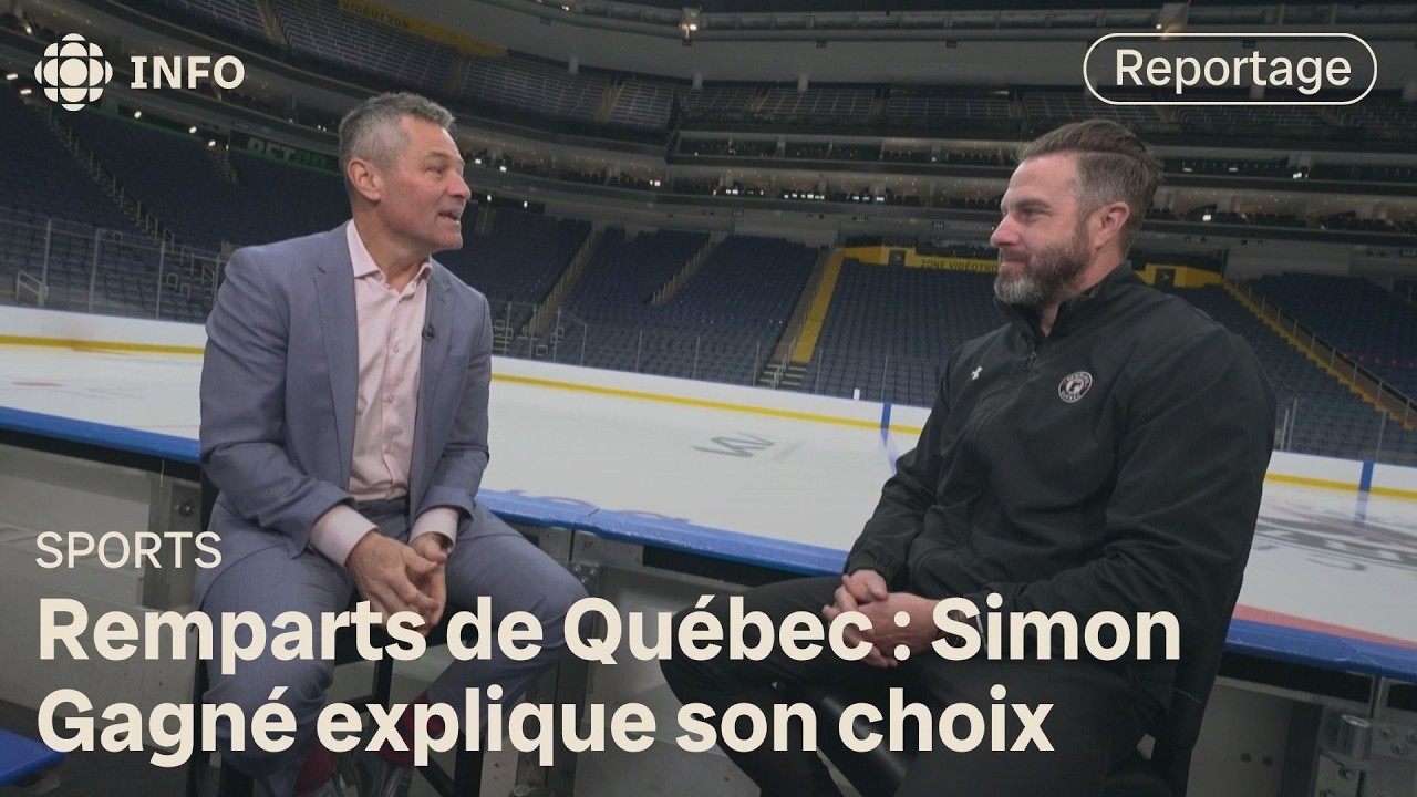 L'ancienne vedette des Flyers Simon Gagné discute de son attachement à Québec