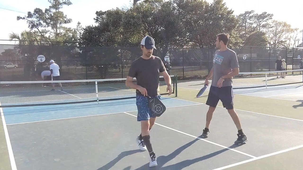 RESETTING LIKE A PRO! 4.5 Pickleball Game at Midway Park in Myrtle Beach, SC