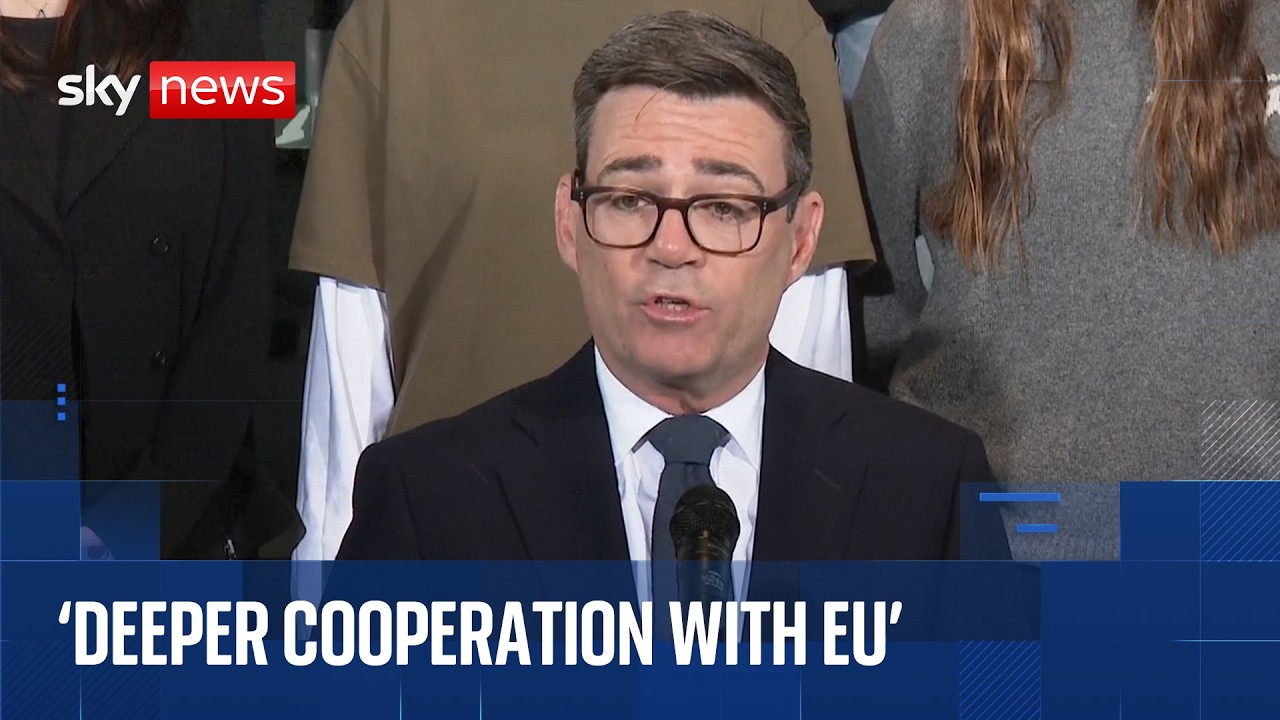 Burnham says he wants to 'bring UK closer to Europe'