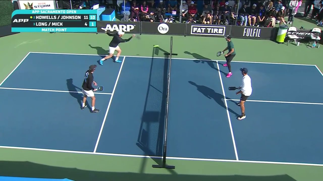 APP Sacramento Open I Men's Doubles I Match Point I Howells/Johnson VS. Mick/Long