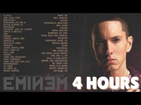 Eminem Playlist - 4 Hour Full Album & Greatest Hits