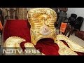 KCR Keeps Vow, Telangana Pays 3 Crores For 11 Kg Gold Crown For Goddess