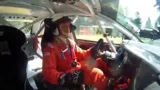 Lucian Radut onboard free qualifying round, HillClimb Romania, Sinaia 2013