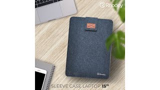 Pratinjau video produk Rhodey Felt Sleeve Case Laptop 11 Inch - DA98