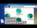 Weather Talk: Spring coming early... sort of
