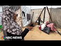 Video shows displaced Gazans leaving Rafah as Israel attacks