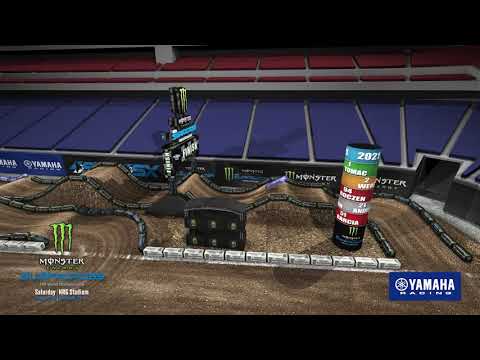 Yamaha Animated Track Map: Houston 1 2021