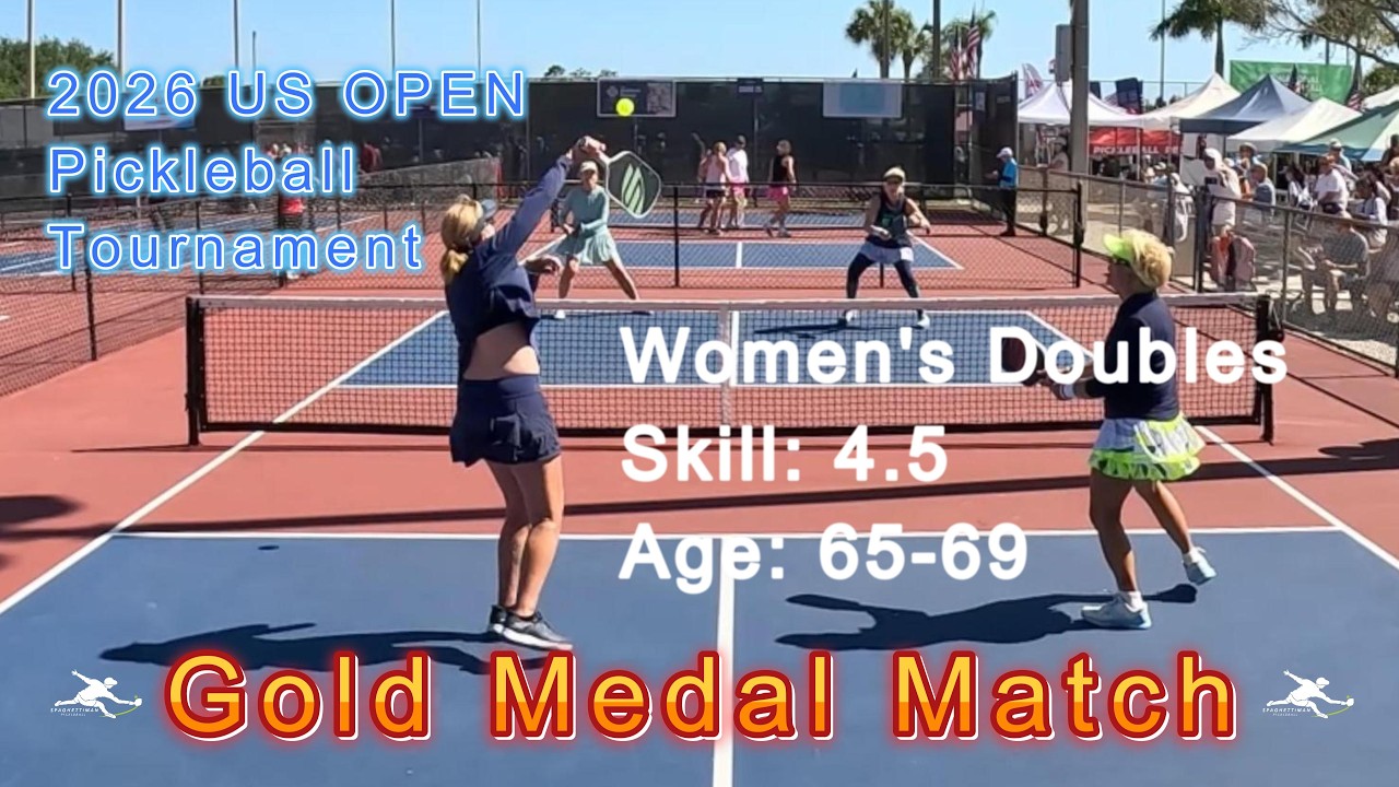 Women's Doubles Skill: 4.5, Age: 65-69 Gold Medal Pickleball Match - US Open 2026