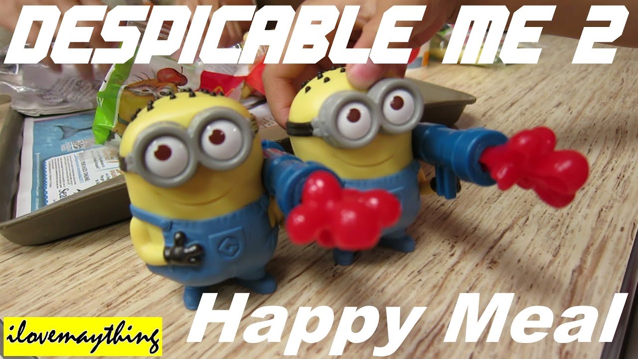 despicable me happy meal toys