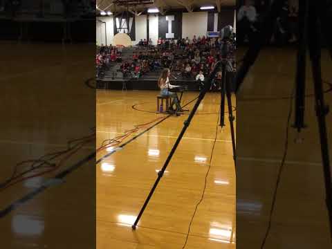 Chappell Roan singing Die Young at Willard Middle School 12/21/17