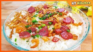 XÔI MẶN - Nấu Xôi Thập Cẩm Bằng Nồi Cơm Điện Dẻo Mềm Nhanh Gọn - Sweet Rice with Assorted Toppings
