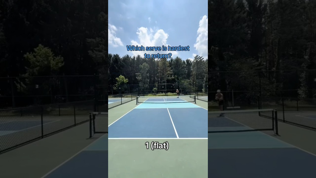 Hardest Pickleball Serves Ever! 😳 #pickleball #pickleballshorts #pickleballcontent