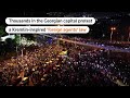 Thousands in Tbilisi protest foreign agents law | REUTERS