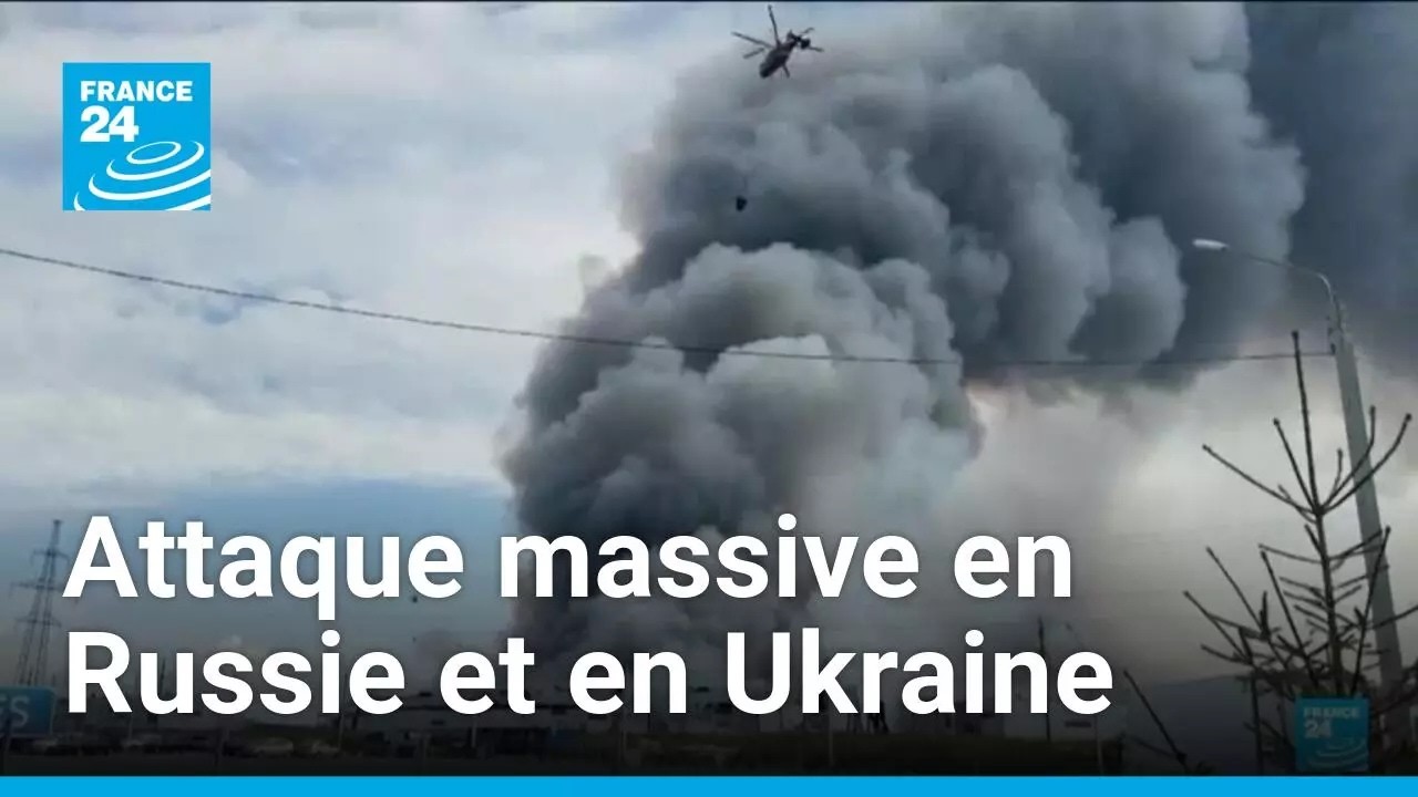 Attaque massive, des frappes ont fait au moins 19 morts en Russie et en Ukraine • FRANCE 24